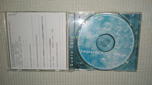 Cd Leonardo - Quero Colo ( 14944 ) (Usado)