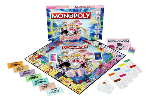 Juego De Mesa Monopoly De Sailor Moon