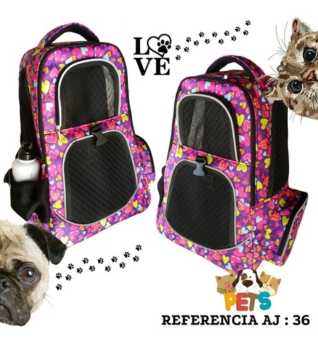 Bolso Morral Transportador Mascotas