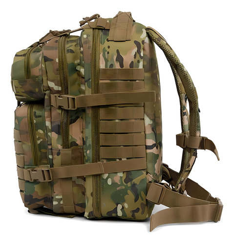 Mochila Tática Multifuncional A22 45 Litros - Deyu Camuflado