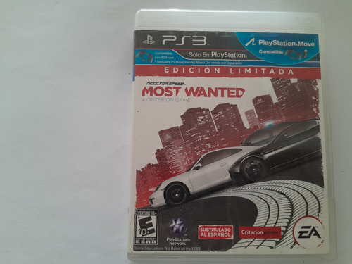 Need For Speed Mostwanted Completo Para Play Station 3 (Usado)