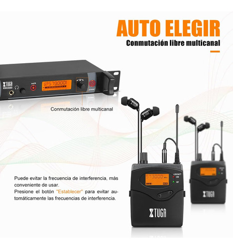 Xtuga Rw2080 Sistema De Monitores Inalámbricos...