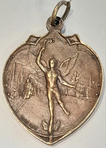 Medalla Tren Cooperativa De La Capital 1933 Constante Rossi