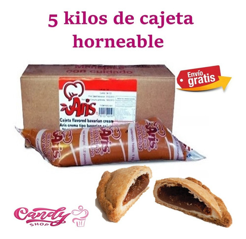 Relleno Sabor Cajeta Horneable Aris 5 Kg.