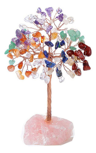 Para Árbol De Cristal De Cuarzo Rosa, Cristal Artificial Y