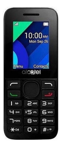 Alcatel 1054 Dual SIM 4 MB preto/branco 4 MB RAM