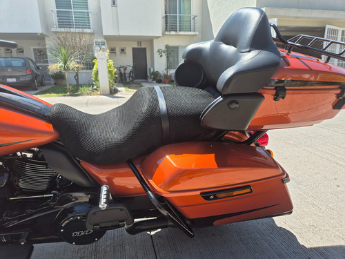 Hermosa Moto Hd, Color Naranja, Motor 114 Y Kit De Potencia