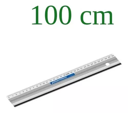 Regla De Corte Metalica Plantec 100 Cm