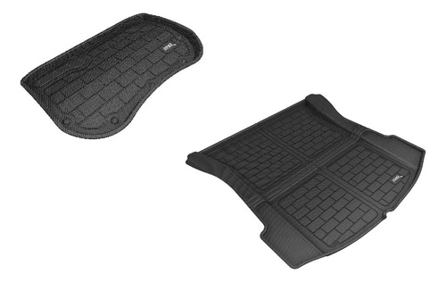 Tapete 3d Maxpider Tesla Model 3 2018-2020 Front&rear Cargo