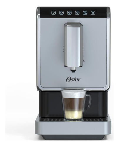 Cafetera espresso Latte Oster, 220 V, superautomática, color plateado