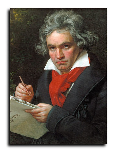 Cuadro Decorativo Canvas Sala Comedor 80x120cm Beethoven