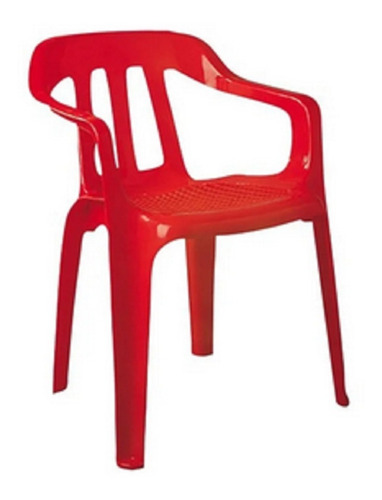 Silla En Polipropileno Color Rojo De Alta Calidad