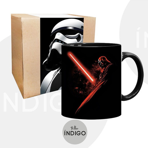 Mug Darth Vader / Cerámica Color Interno 11 Oz Artesanal