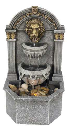 Warm Garden Fuente De Relajacin Con Cabeza De Len Para Decor