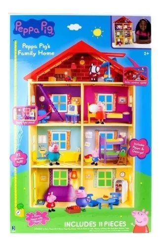 Casinha Casa Gigante Completa Com Acessórios Peppa Pig Sunny