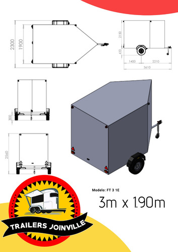 Imagem 4 de 9 de Trailer Lanche - Food Truck - Novos Sob Encomenda - 0km
