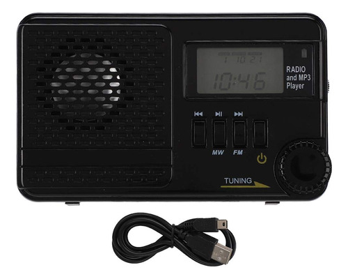 Radio Fm Portatil Altavoz Bluetooth Reproductor Mp3 Mw Tf