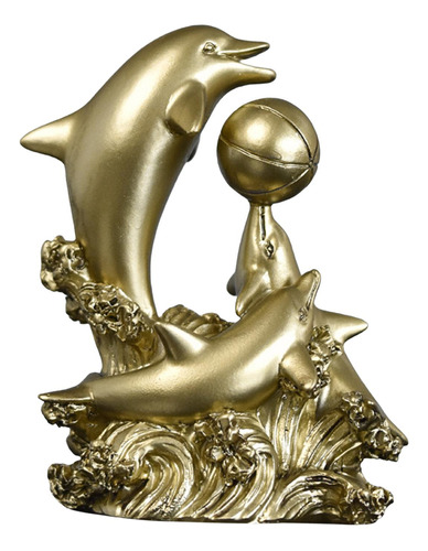 Estatuilla De Delfín, Colección De Esculturas De Estilo B