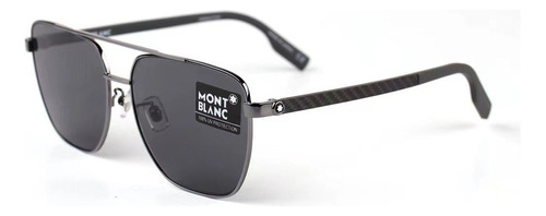 Montblanc Mb0184sk Gafas De Sol Varillas De Fibra De Carbono