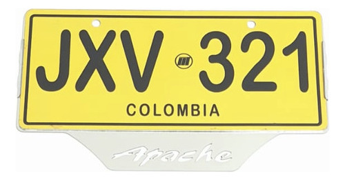 Apache 160 4v Moto Portaplaca Apache 160 4v