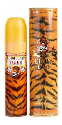 Perfume Cuba Jungle Tiger Dama 100 Ml  Original Envio Gratis