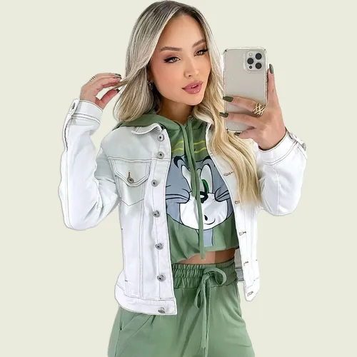 Jaqueta hotsell jeans carmen