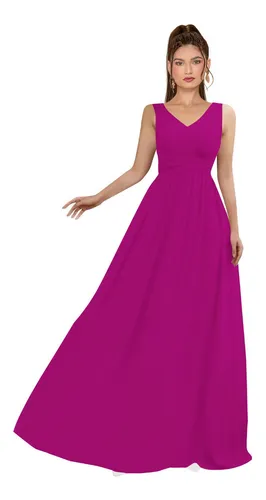 Vestido Color Bugambilia Dama MercadoLibre