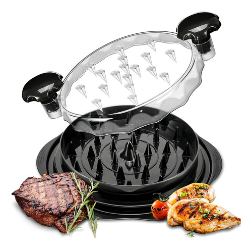 Trituradora De Pollo Grande De 2 Capas Con Mango Ergonómico