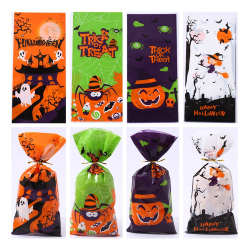 Bolsas De Caramelos De Halloween, Creativas, Portátiles, Par