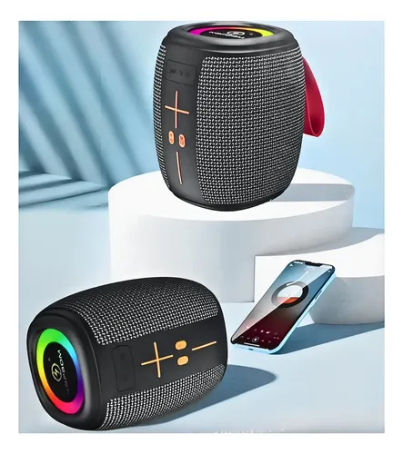 Caixa de Som Bluetooth Portátil 50w Led Tws Kapbom KA-8596