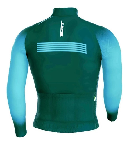 Imagem 3 de 10 de Conj Ciclismo Ert Elite- Bretelle Gel + Camisa Forest + Meia