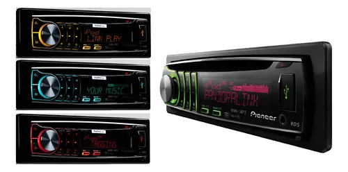 Cd Pioneer Deh-6300 Multicolor Usb Auxiliar Pandora Sony Jvc
