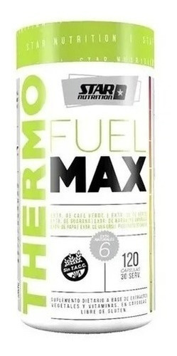 Thermo Fuel Max 120 Caps Star Nutrition Quemador Termogenico