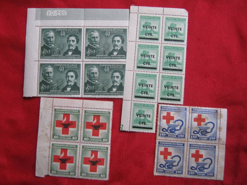 Lote De Sellos Chilenos 02 (Usado)