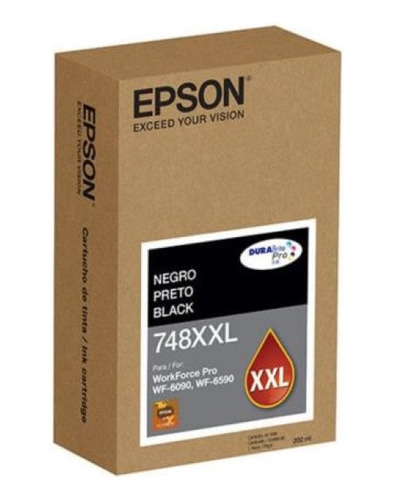 Epson Tinta 748xxl, Negro, T748xxl120-al