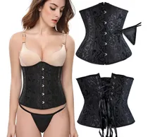 Comprar Corset Cinturilla Faja Corsette Victoriano Bordado Mujer