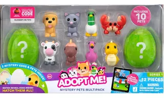 Adopt Me Paquete 10 Mascotas Misteriosas Serie 1 Mystery Pet