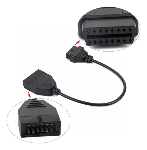Para Cable De Diagnóstico Gm Obd1 12pines A Obd2 De 16 Pines