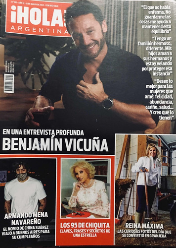 Revista Hola Argentina # 592 Vicuña Mirtha Legrand