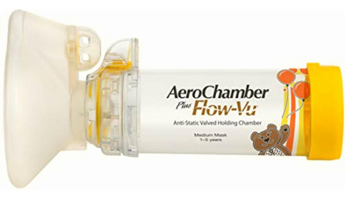 Aerochamber Cámara Espaciadora Plus Flow-vu Infantil,