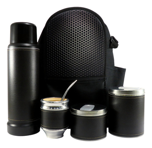 Set Matero, Equipo Para Mate Color Negro