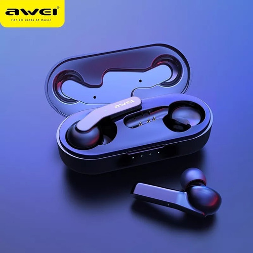 Fone Bluetooth 5.0 Awei T10c Tws Base Recarregadora Original