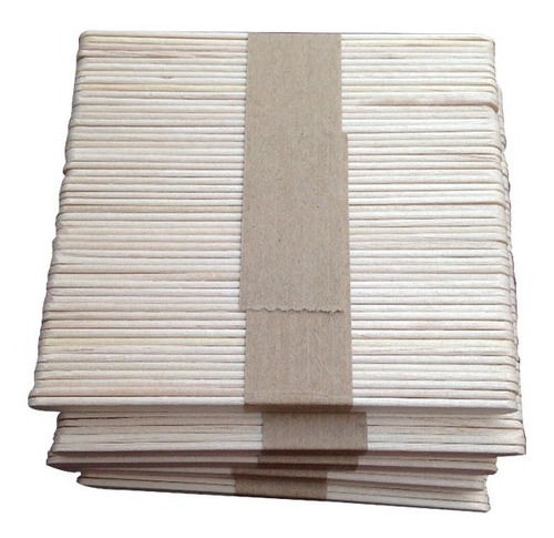 Imagen 2 de 3 de Paletas De Madera Para Helados / Paquete De Mil Unidades