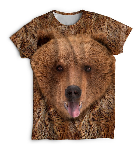 Remera De Oso Grizzly Colección Furious