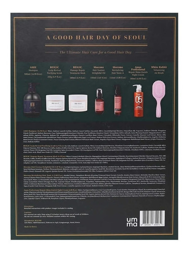 Imagen 4 de 4 de A Good Hair Day Of Seoul, Tratamiento Para El Cabello 7pzs