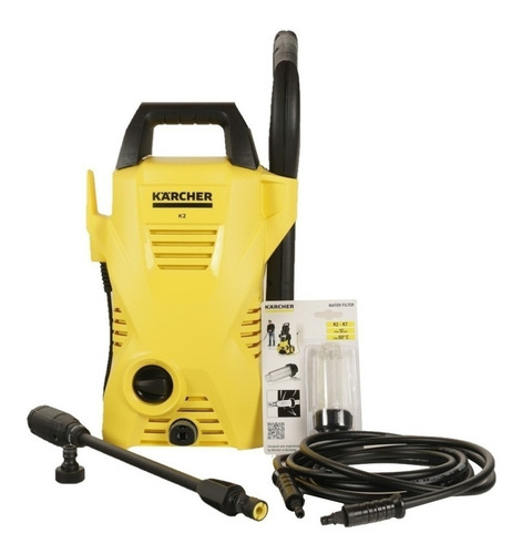 Imagen 2 de 2 de Hidrolavadora eléctrica Kärcher Home & Garden K2 Compact 16731390 amarillo y negra de 1.4kW con 110bar de presión máxima 220V - 50Hz