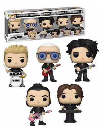 Funko Pop! Rocks The Cure 5 Pack Robert Smith Jason Cooper