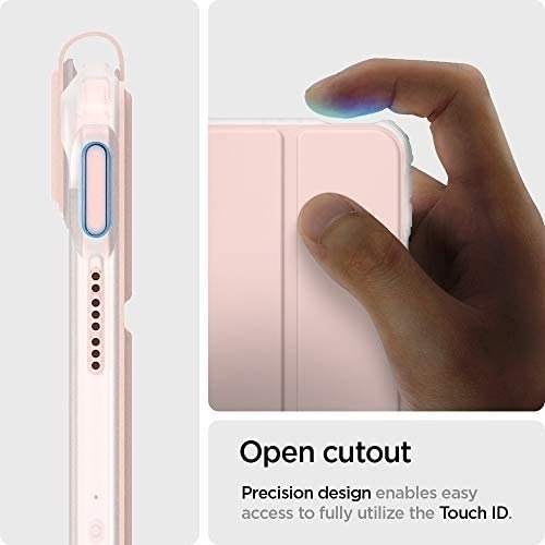 Imagen 6 de 6 de Funda Spigen Ultra Hybrid Pro iPad Air 4th Gen 10.9 Rosa