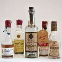 Comprar Botellitas De Colección: Licores Y Vino Marbete Peters (5)