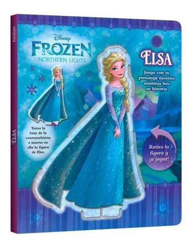 Disney Frozen Soy Elsa Libro + Figura Base / Lexus